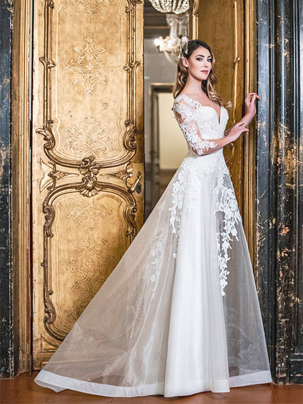 Gala Dress con sopragonna