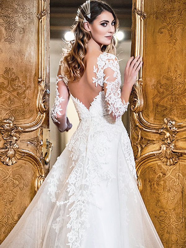 Gala Dress con sopragonna